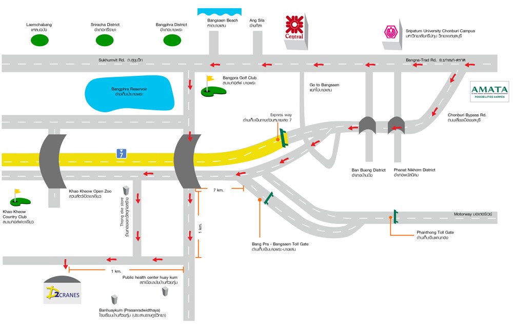Map near office